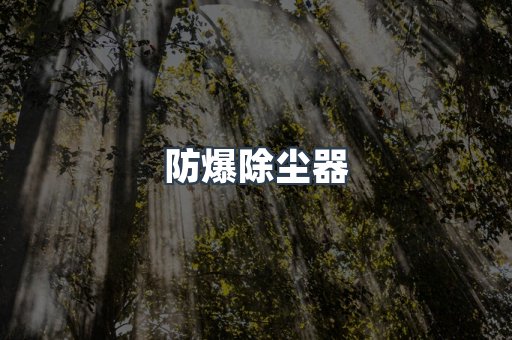 防爆除尘器